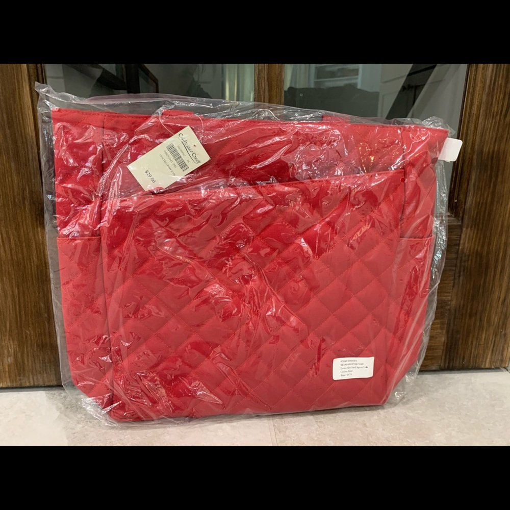 Coldwater creek quilted sport tote